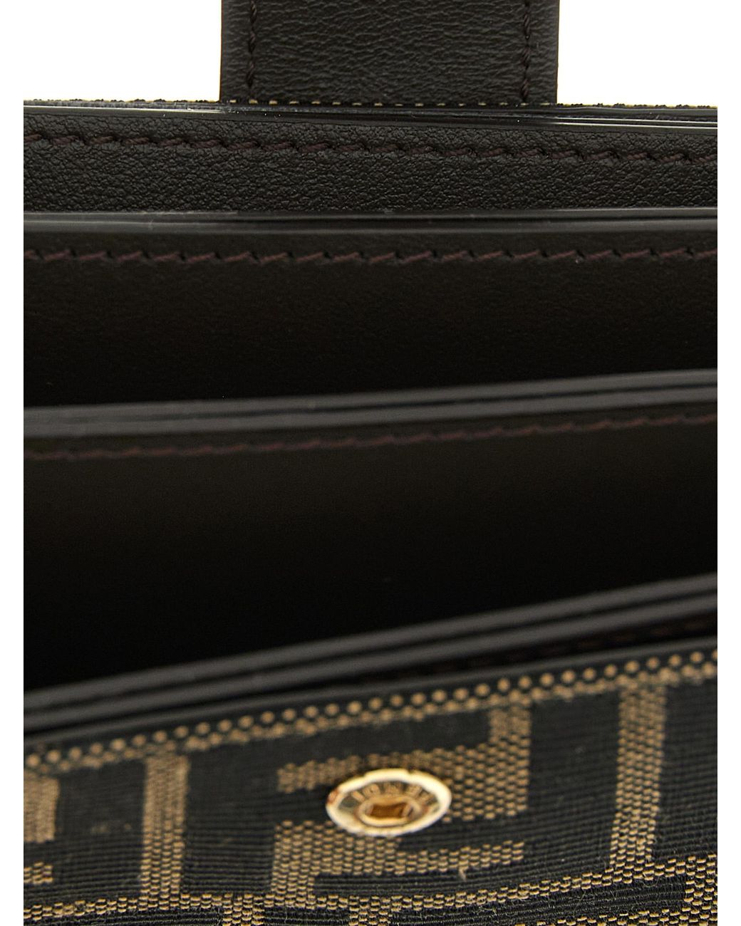 Fendi Black Polyester Cardholder