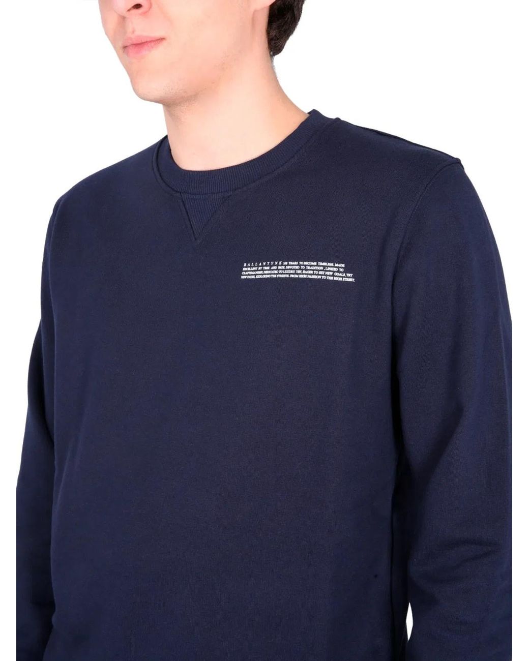 Ballantyne Blue Crewneck Sweatshirt for men