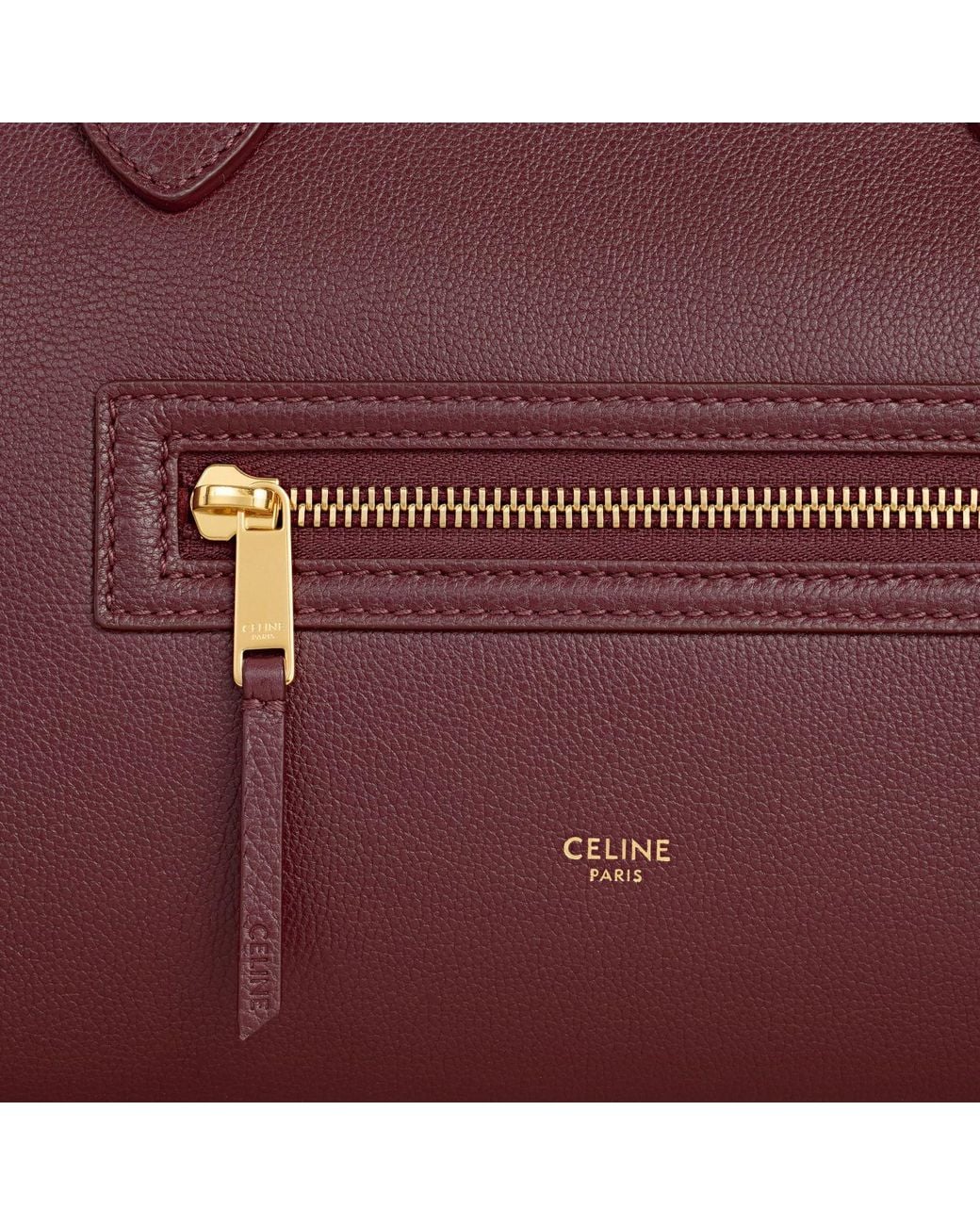 Céline Purple Syrah Medium New Luggage Bag