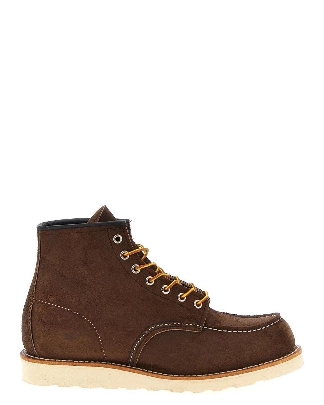 Red Wing Brown 'Classic Moc' Ankle Boots for men