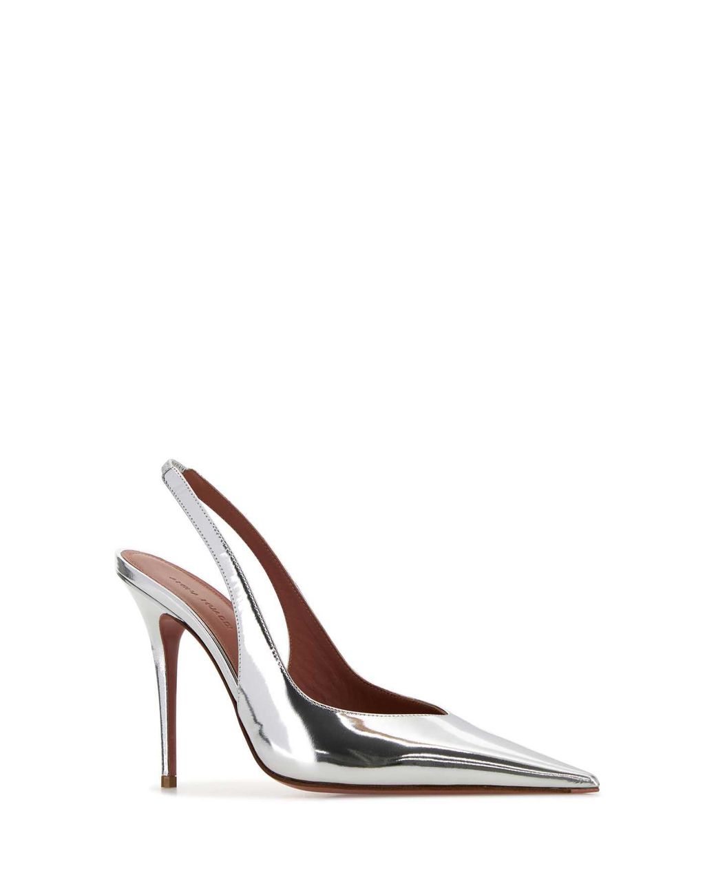 AMINA MUADDI White Leather Anok Pumps