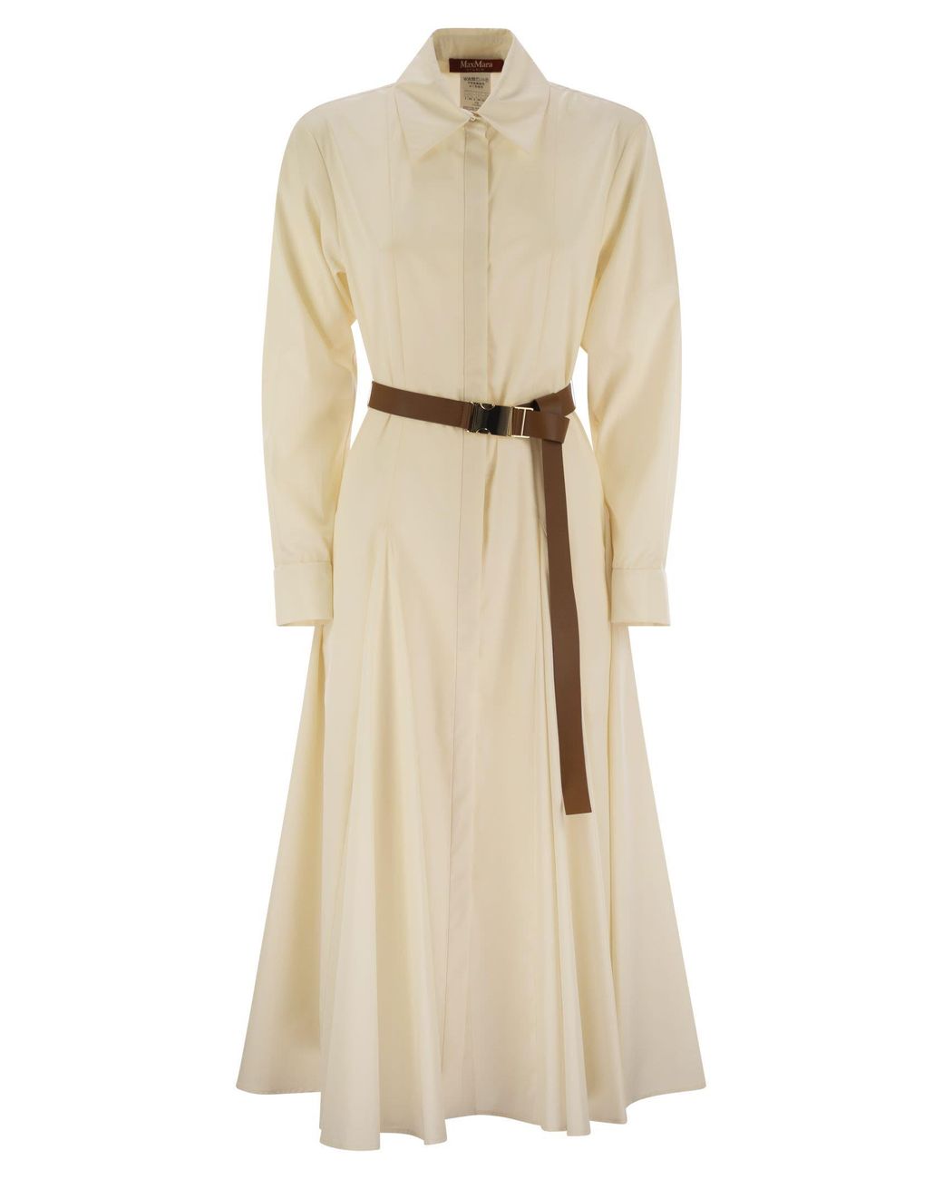【関税＆送料込み】Max Mara Studio Dancing Midi Dress Ede & Ravenscroft | Max Mara Studio Dancing Cotton Popline