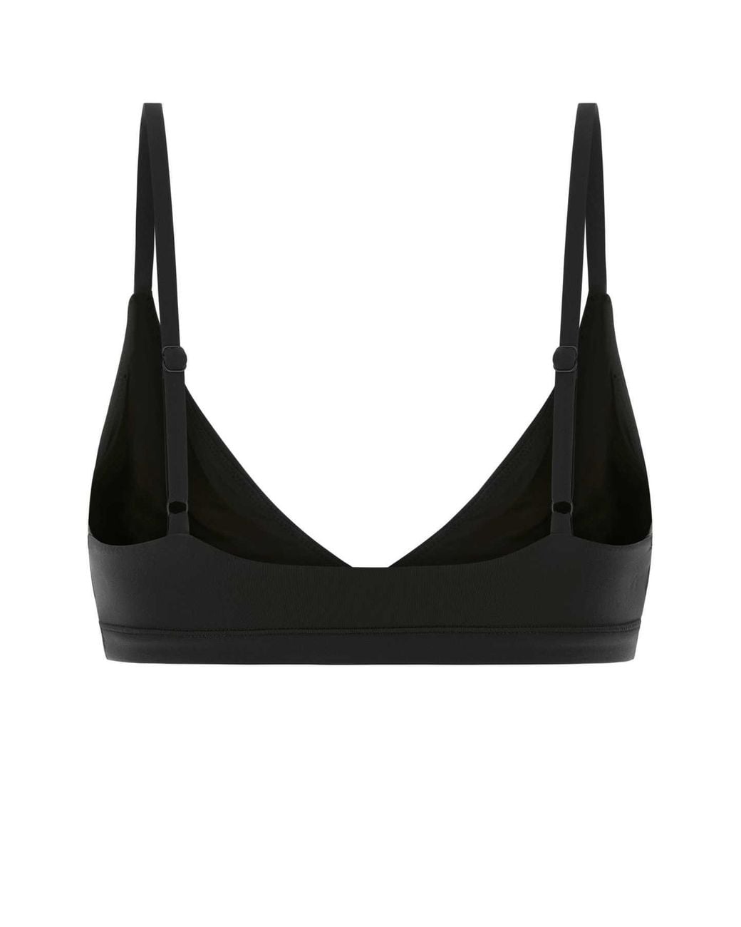Skims Black Onyx Stretch Nylon Mini Bra