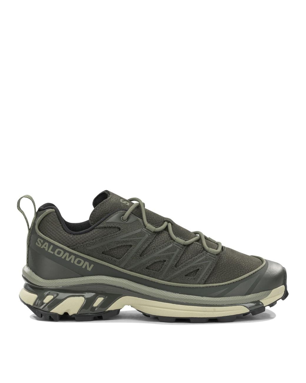 Salomon Green "Xt-6 Expanse Leather" Low-Top Sneakers
