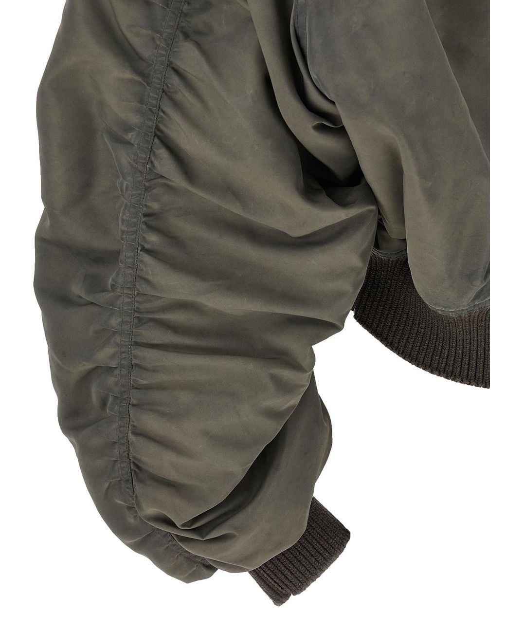 Rick Owens Gray 'Secchia Flight' Bomber Jacket for men