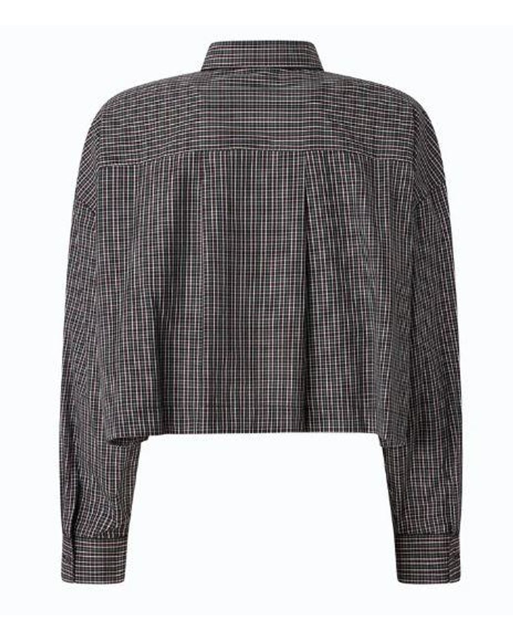 Pinko Gray Cotton Shirt