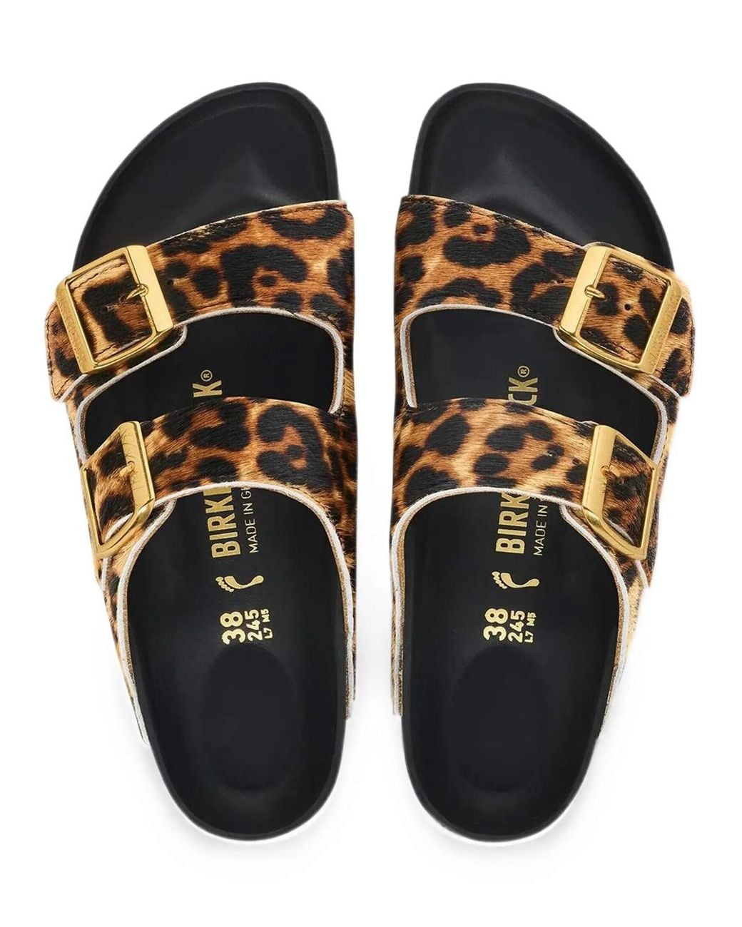 Birkenstock Brown Arizona Fur Hex Fur Sandals for men