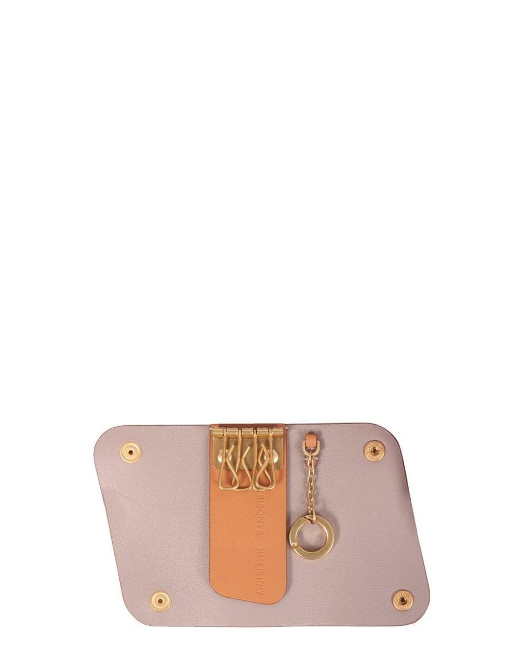 Il Bisonte White "io" Key Ring