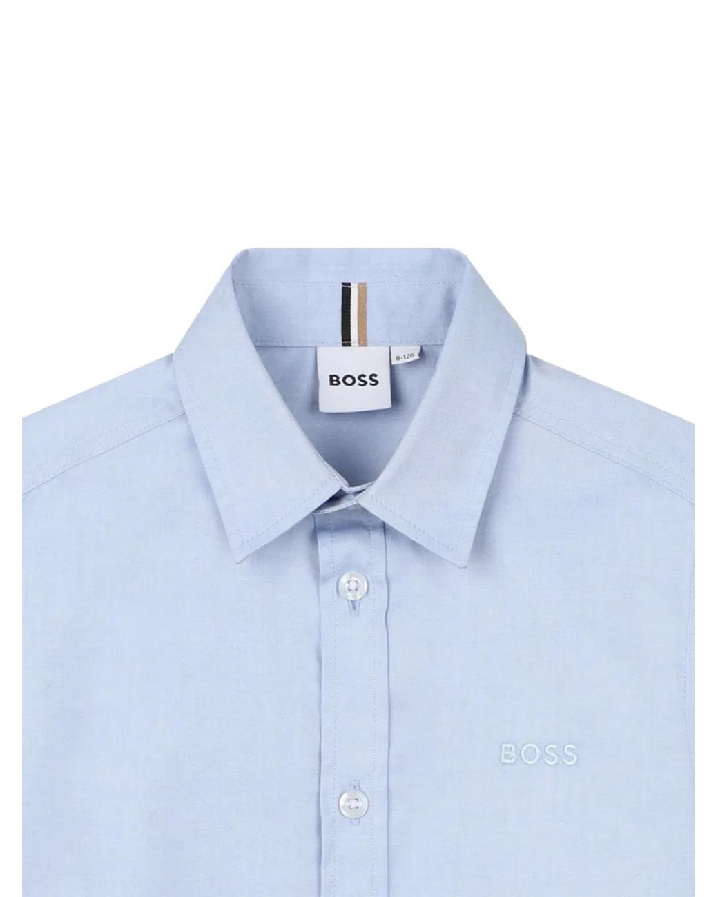 Boss Blue Camicia A Maniche Corte