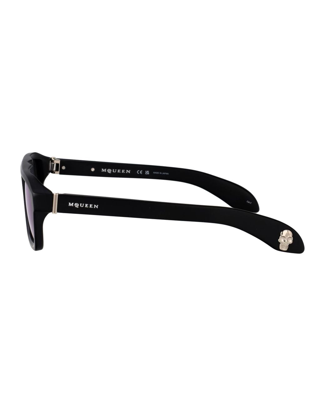 McQueen Blue Recycled Acetate Sunglasses