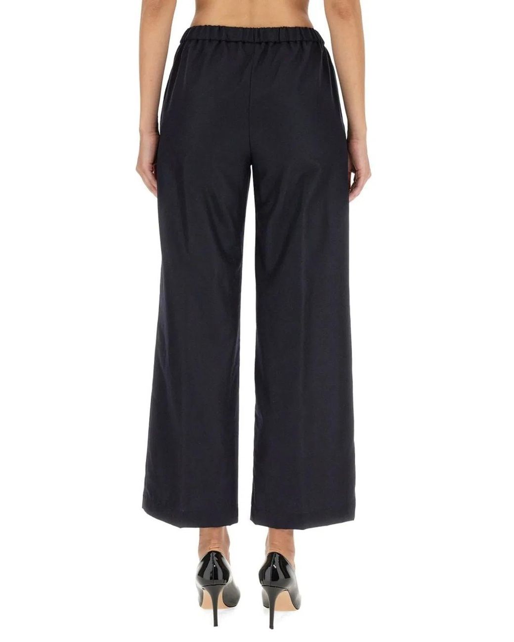 Aspesi Black Wool Pants