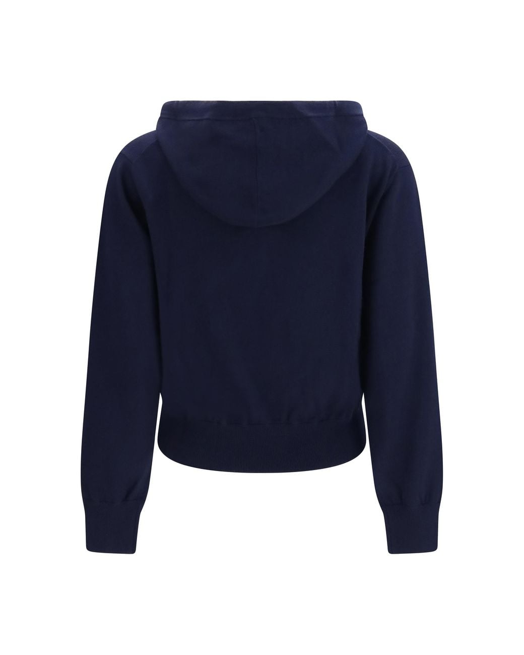KENZO Blue Eiffel Tower Design Wool Hoodie