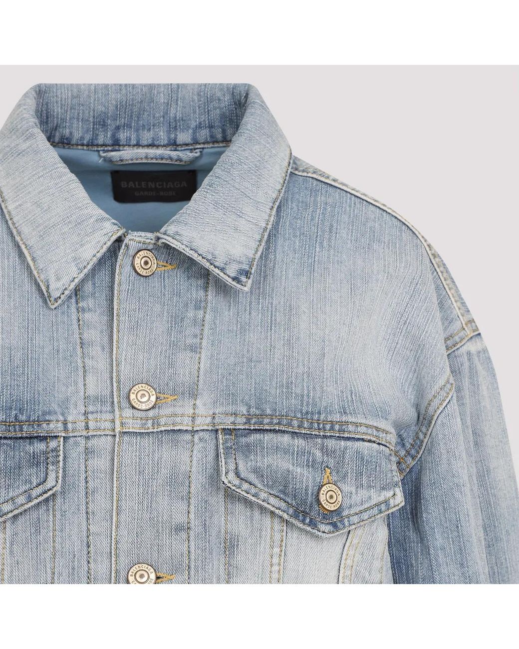 Balenciaga Blue Denim Jacket