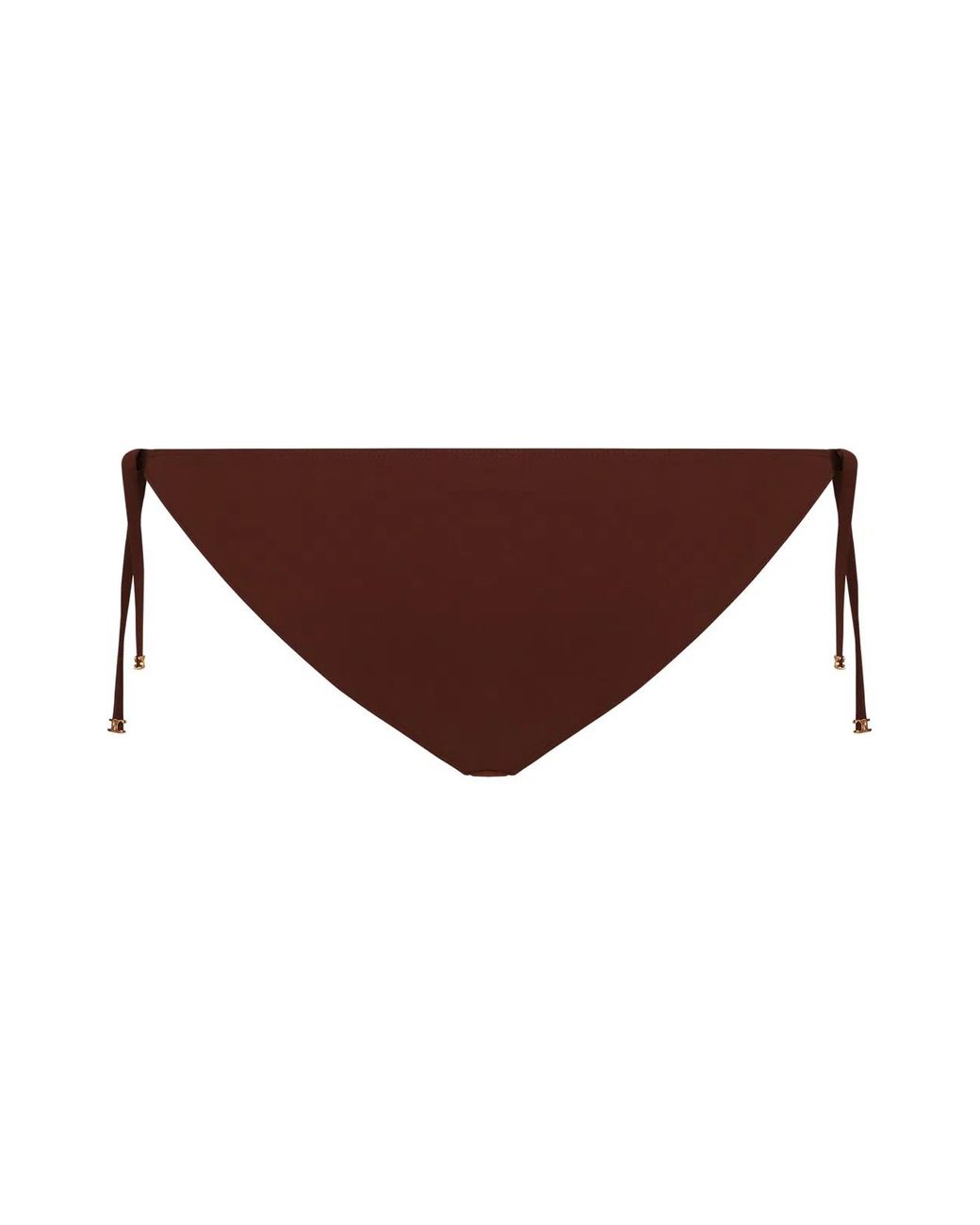 Céline Brown Triomphe Tie Side Bikini Hipster