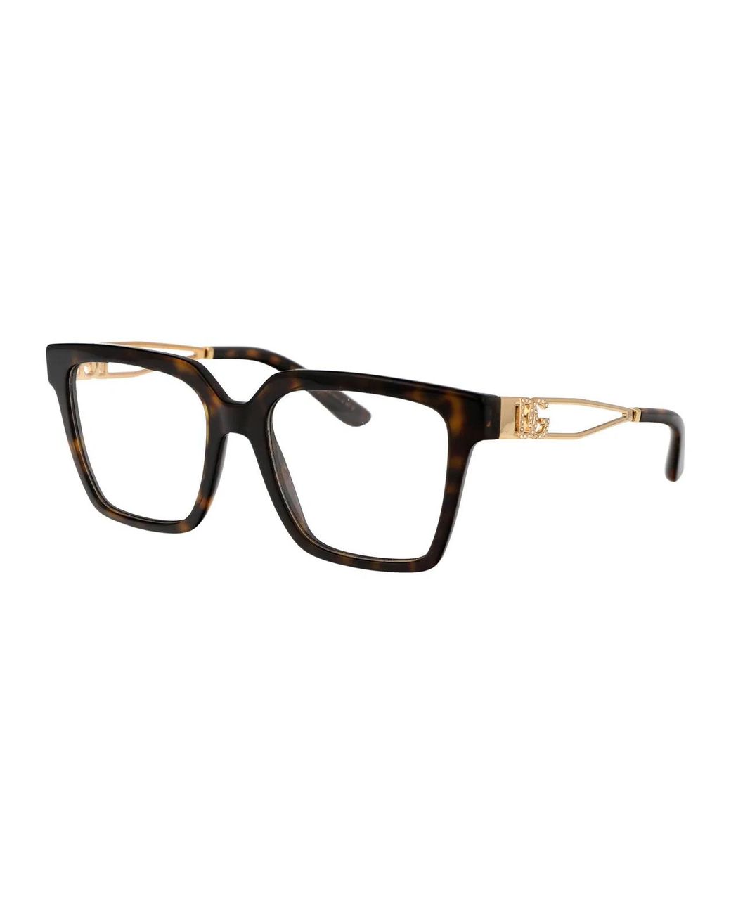 Dolce & Gabbana Black Dolce & Gabbana Acetate Optical Glasses