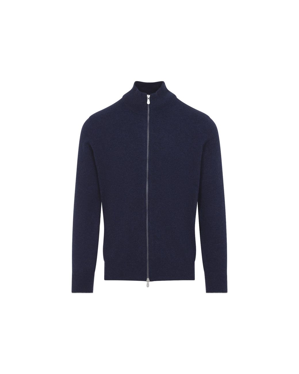 Brunello Cucinelli Blue Full Zip Cashmere Cardigan for men