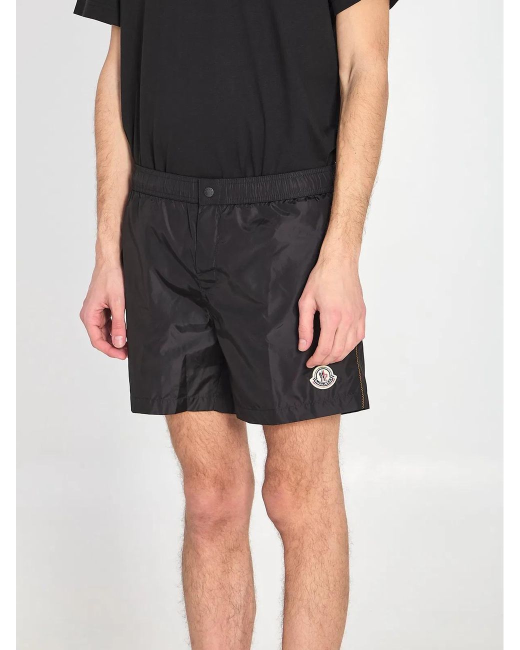 Moncler Black Swimwear for men