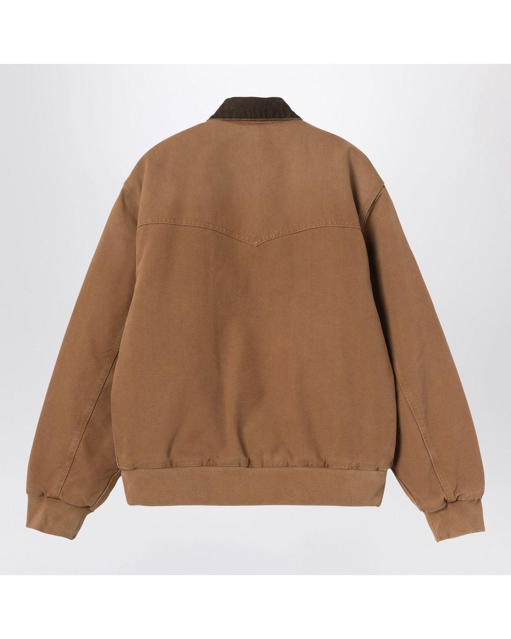 Carhartt Brown Og Santa Fe Cotton Jacket for men