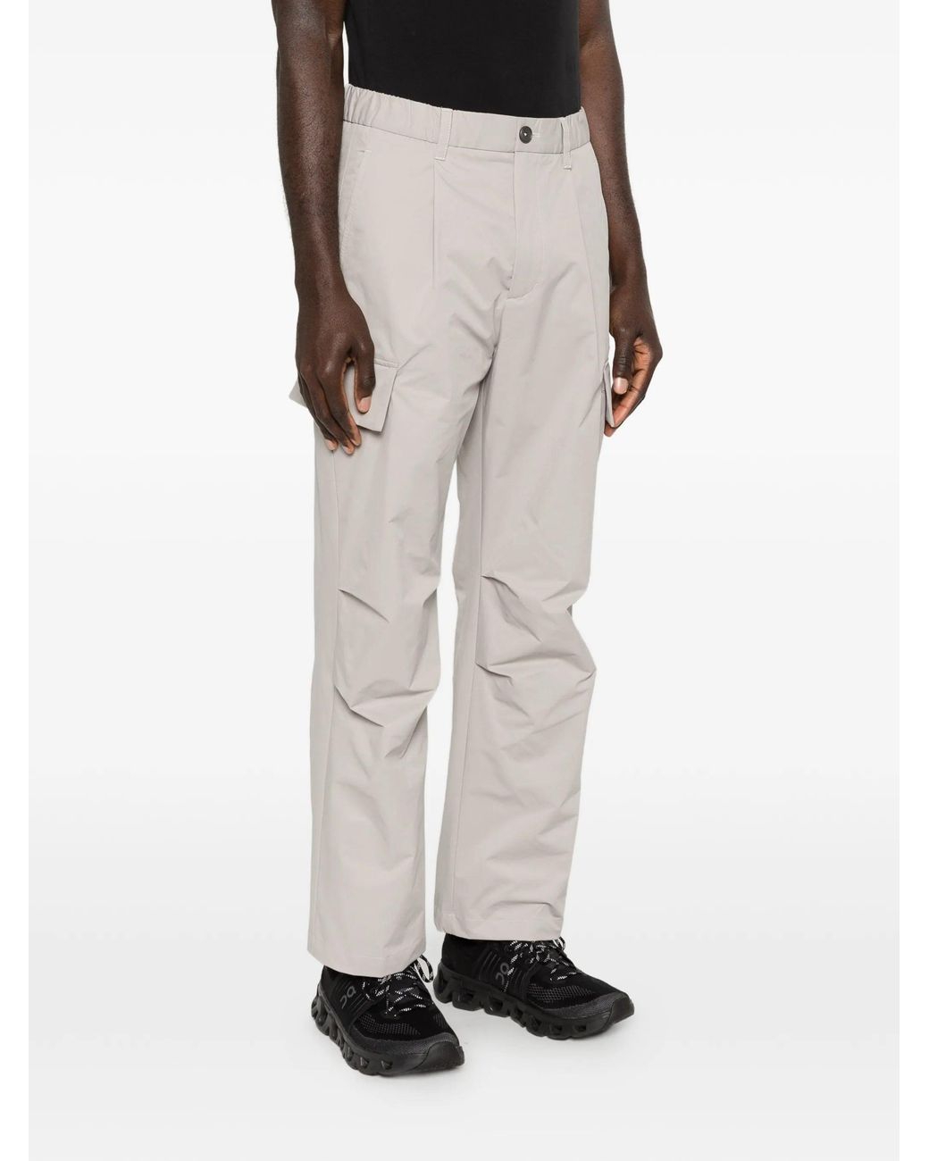 Herno White Polyester Pants