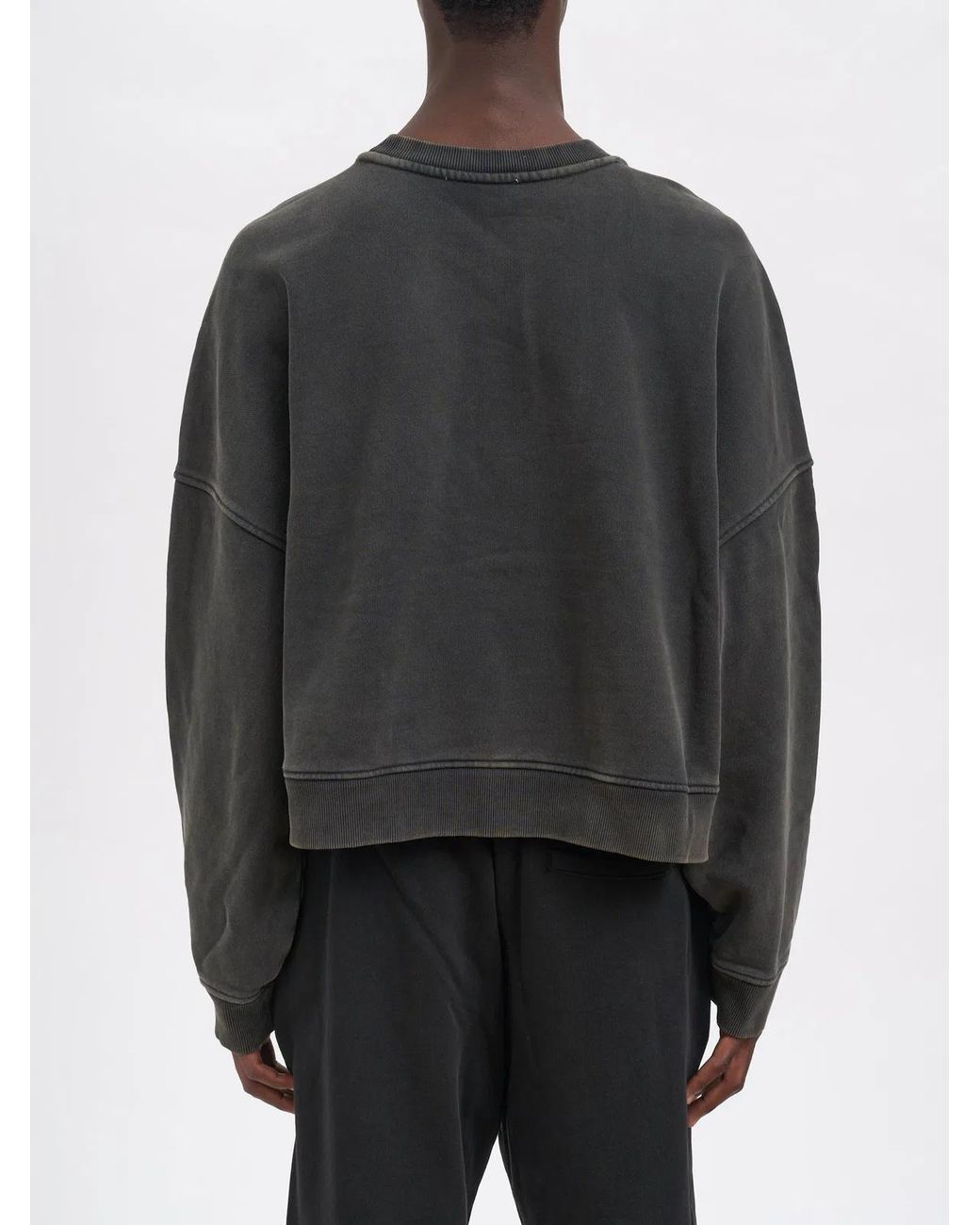 Entire studios Gray Felpa Box Crew Washed for men