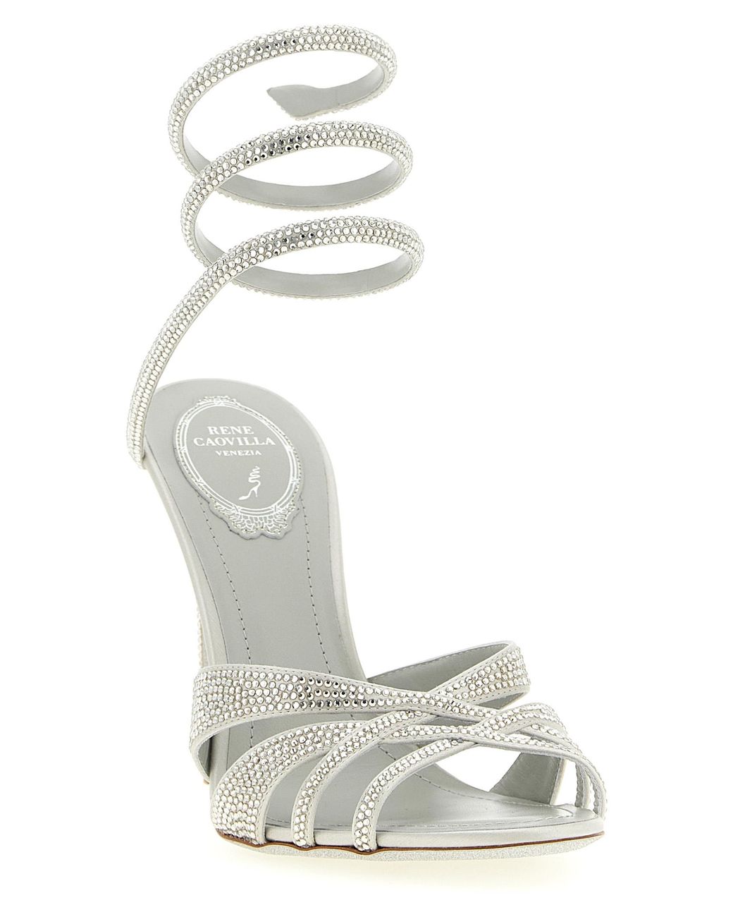 Rene Caovilla Metallic 'Dania' Sandals