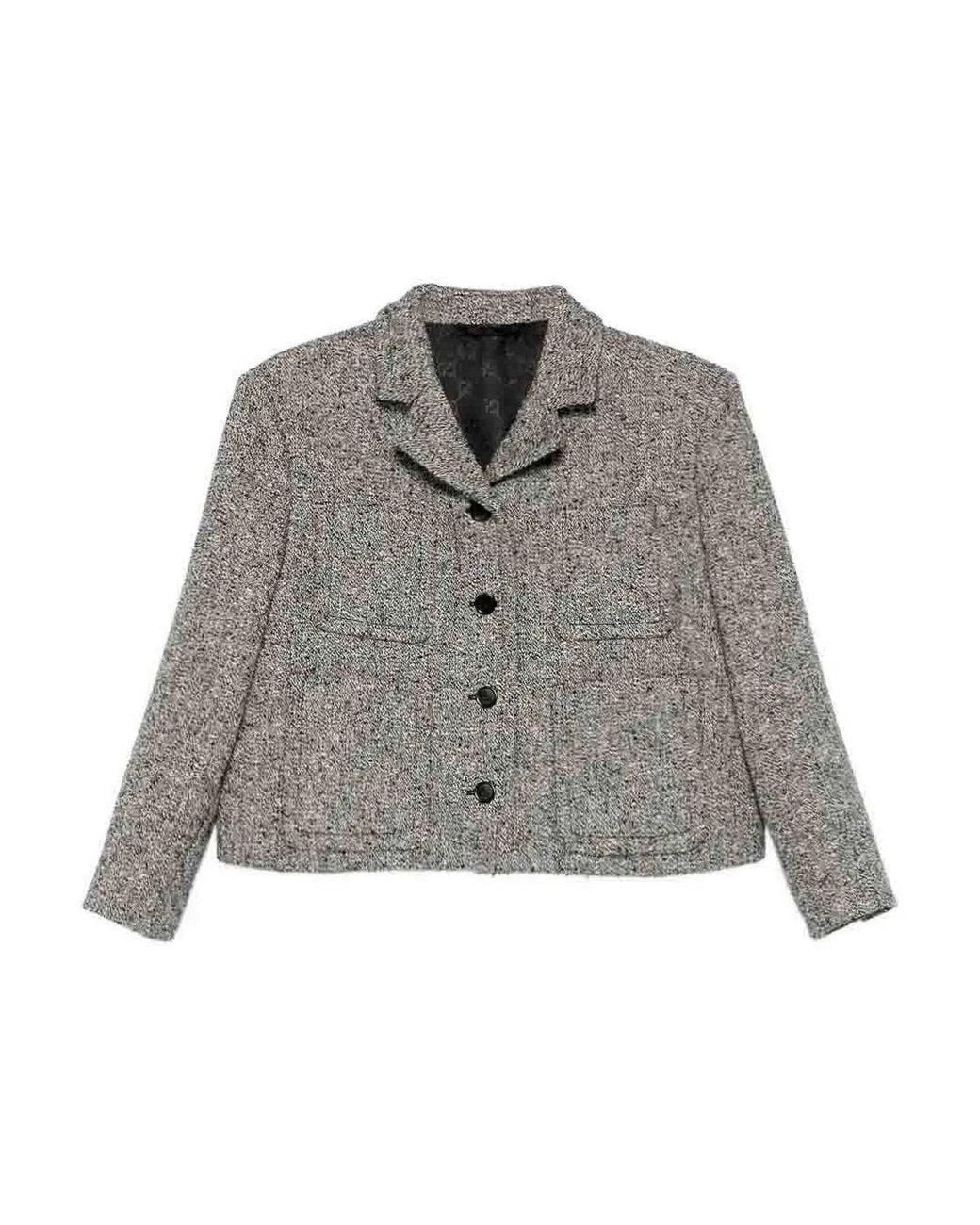 Gucci Gray Cotton Jacket
