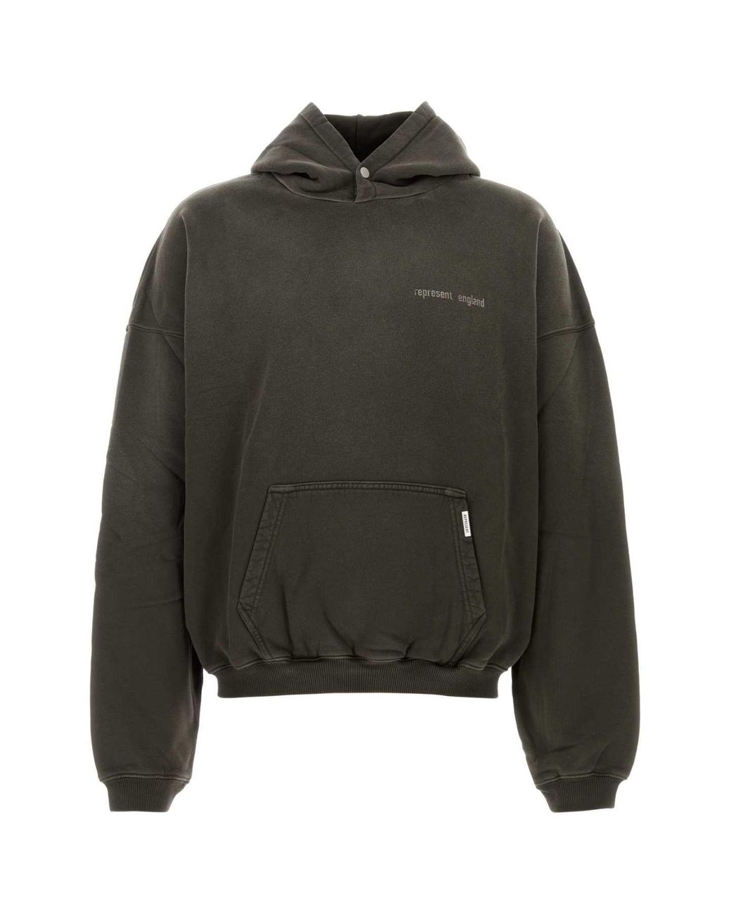 Represent Black Cotton Sweatshirt For for men