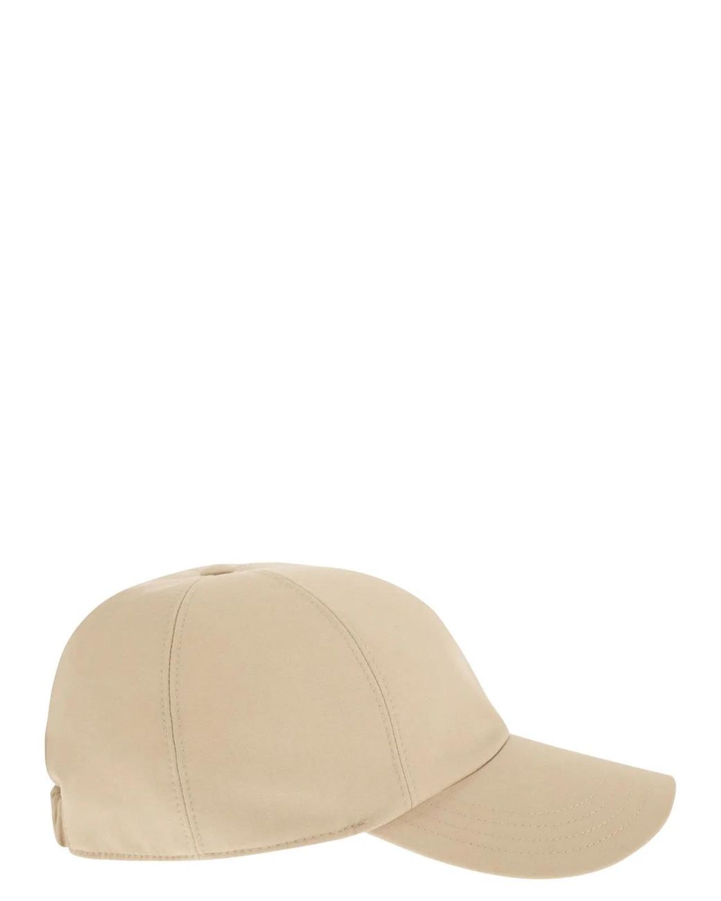 Premiata Natural Baseball Cap With Embroidered Logo