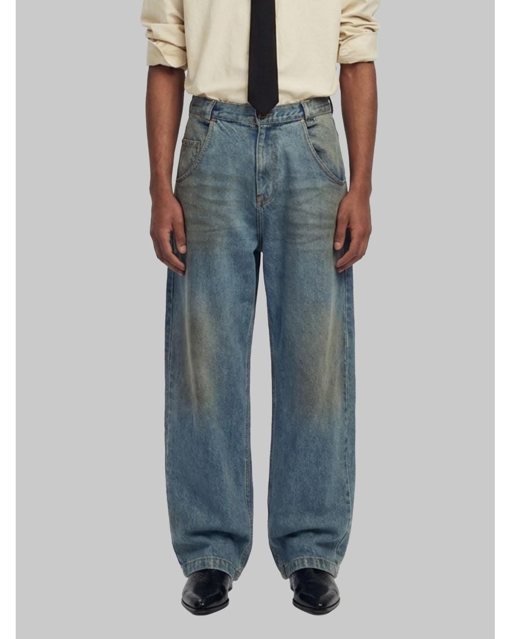 Willy Chavarria Blue True Bad Boy Jeans for men