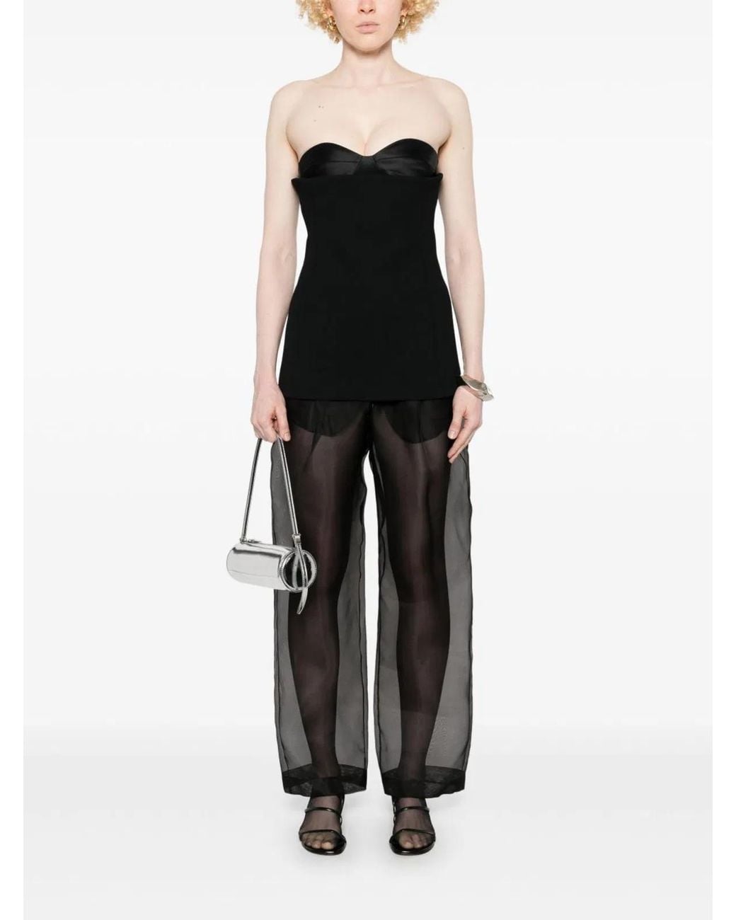 Khaite Gray Trenton Pant