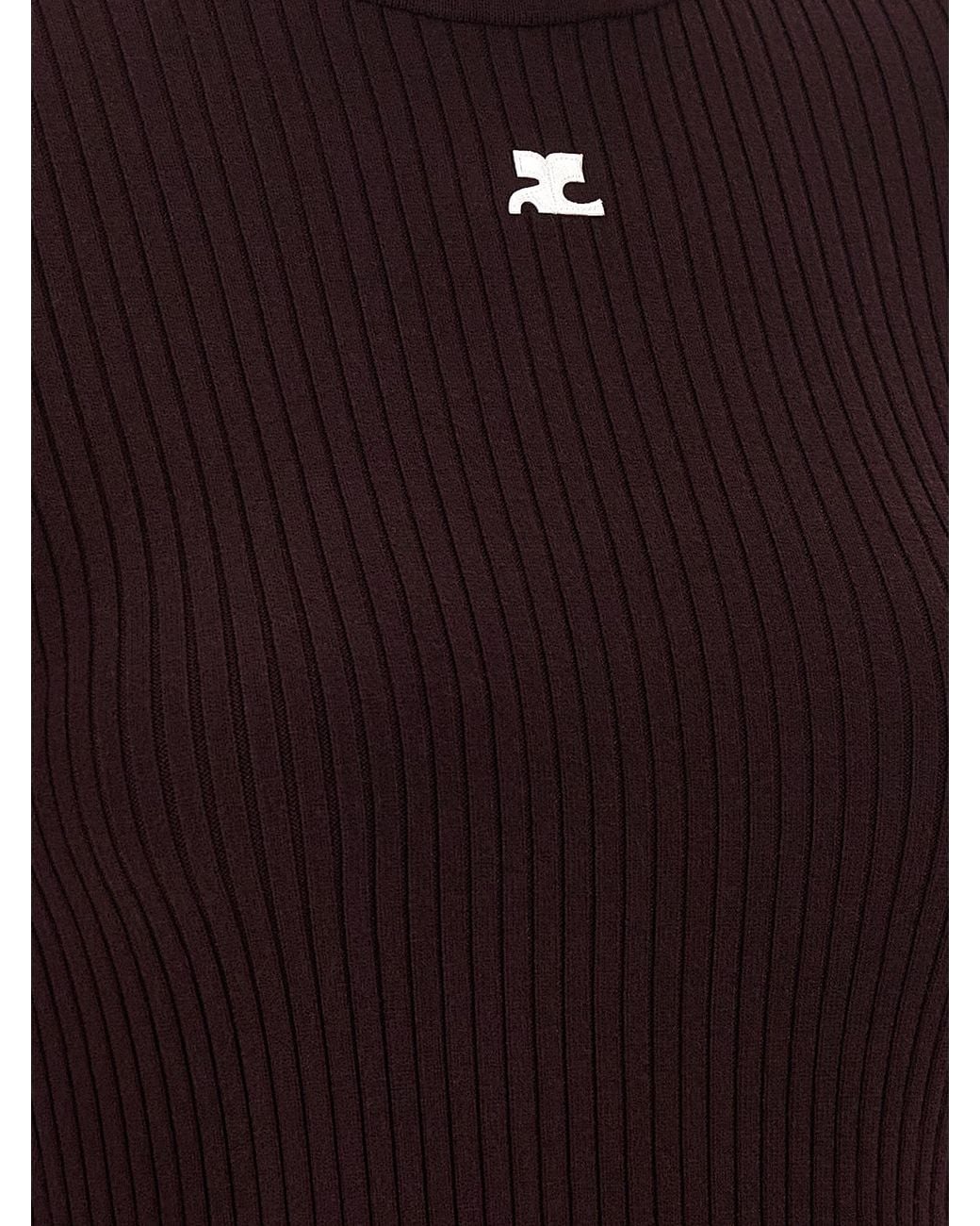 Courreges Black 'Reedition' Sweater