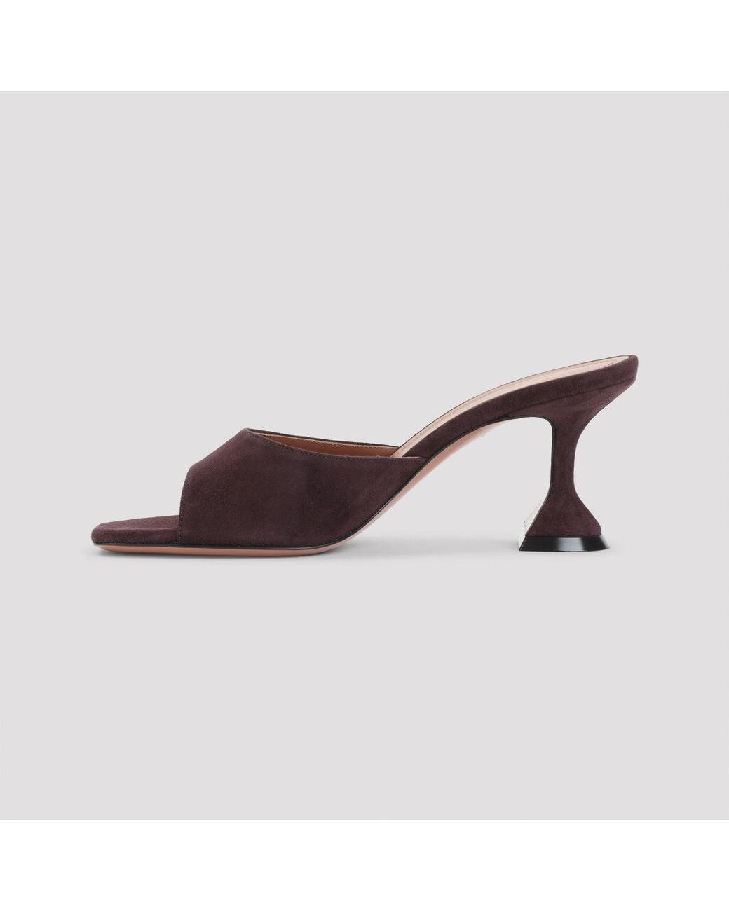 AMINA MUADDI Brown Merlot Lupita 70 Slippers