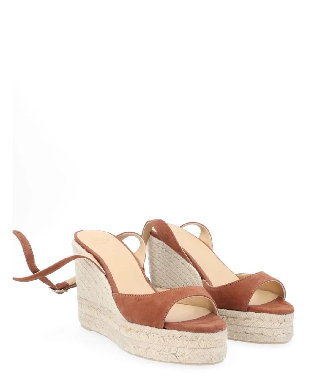 Castaner Natural Castañer Multicolour Ovine Leather Flat