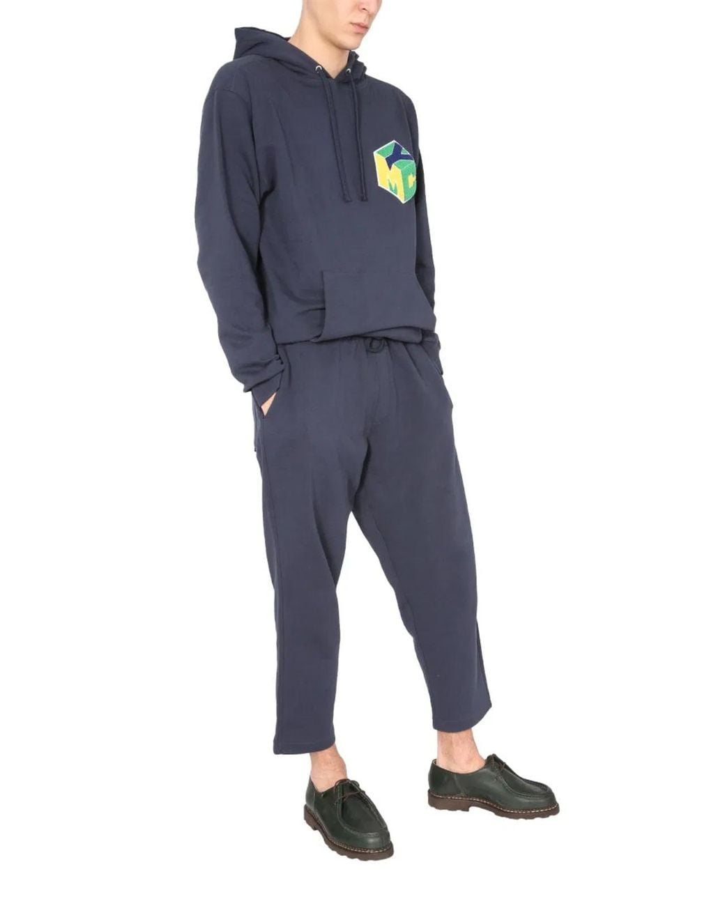 YMC Blue Trugoy Hooded Sweatshirt for men