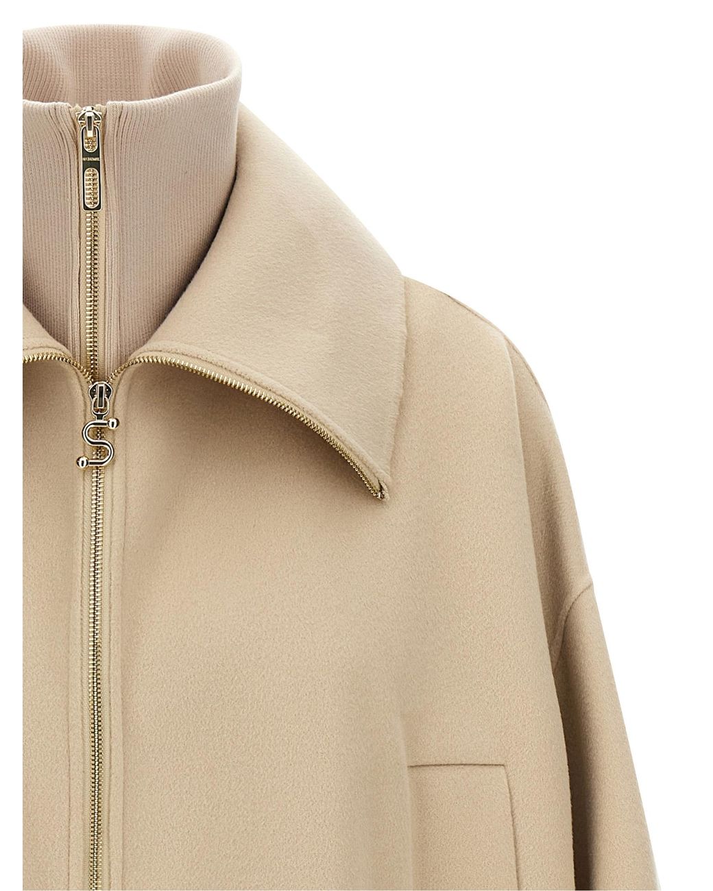 Sportmax Natural 'Emiro' Bomber Jacket