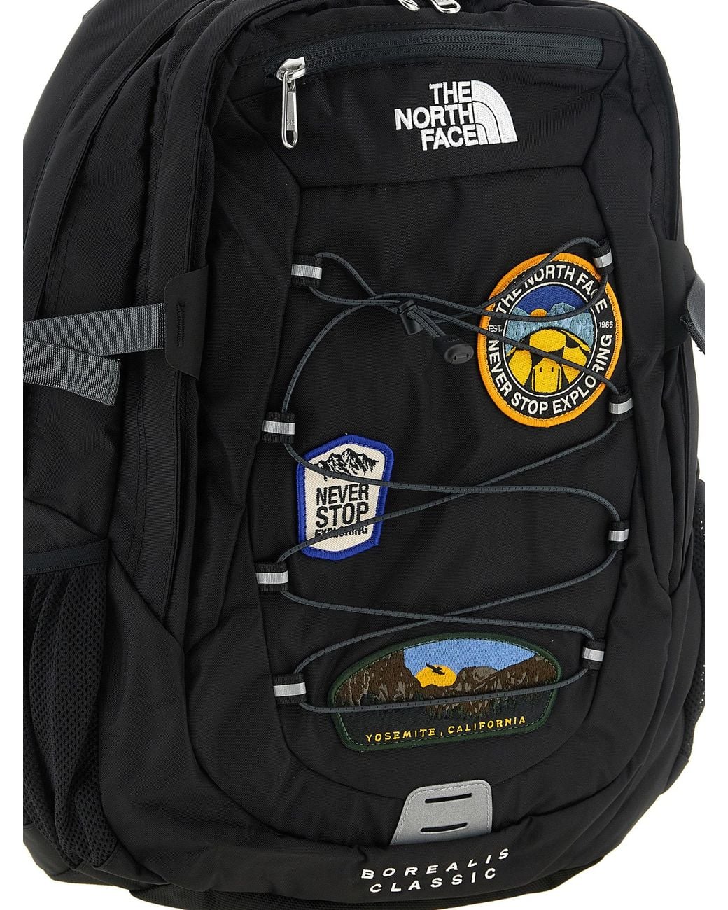 The North Face Black 'Borealis Classic Patch' Backpack for men