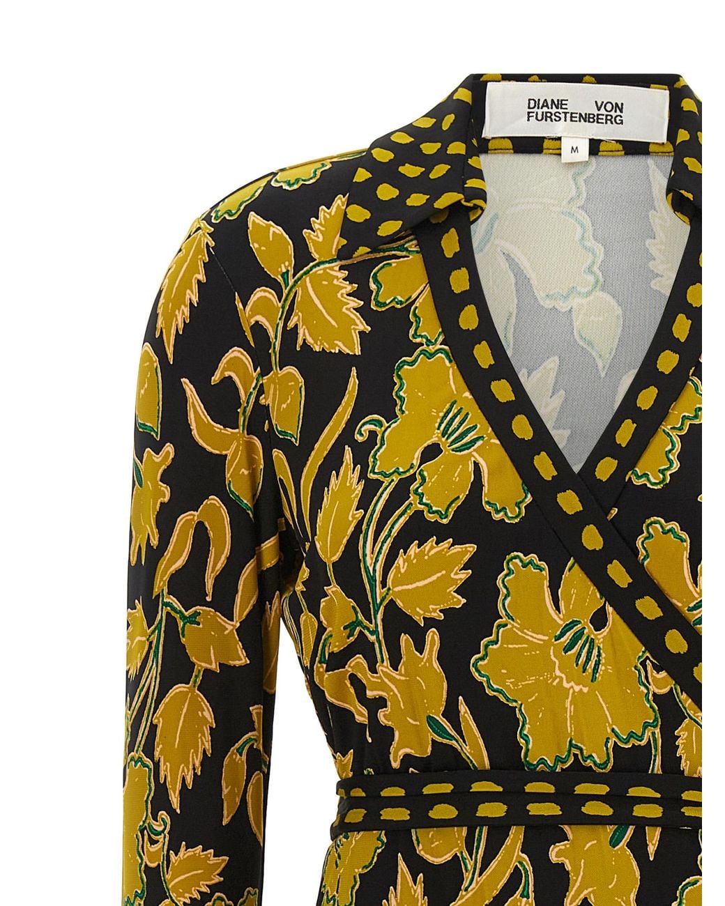 Diane von Furstenberg Yellow 'Tamara' Dress