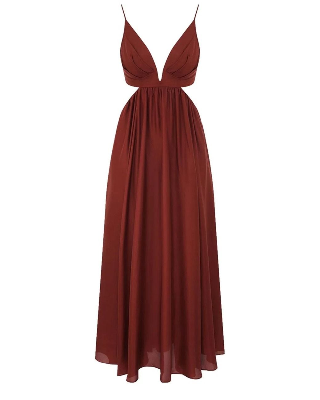 Zimmermann Red Long Dress Wanderlust Silk