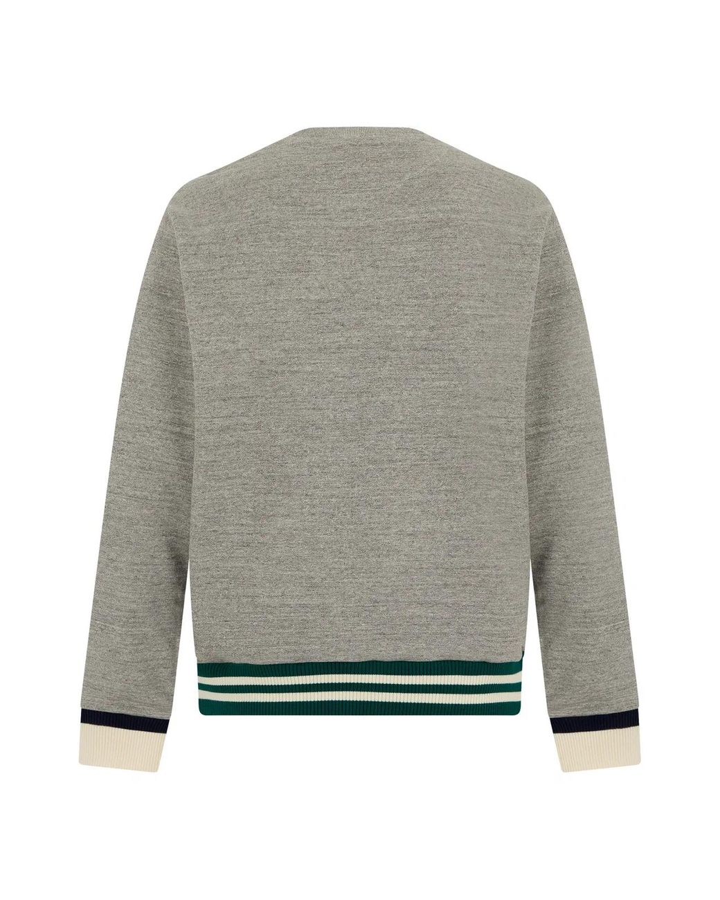 Prada Gray Crew Neck Sweatshirt for men