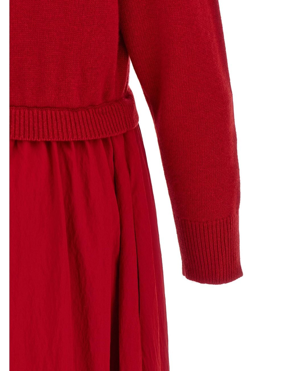 Polo Ralph Lauren Red High Neck Dress
