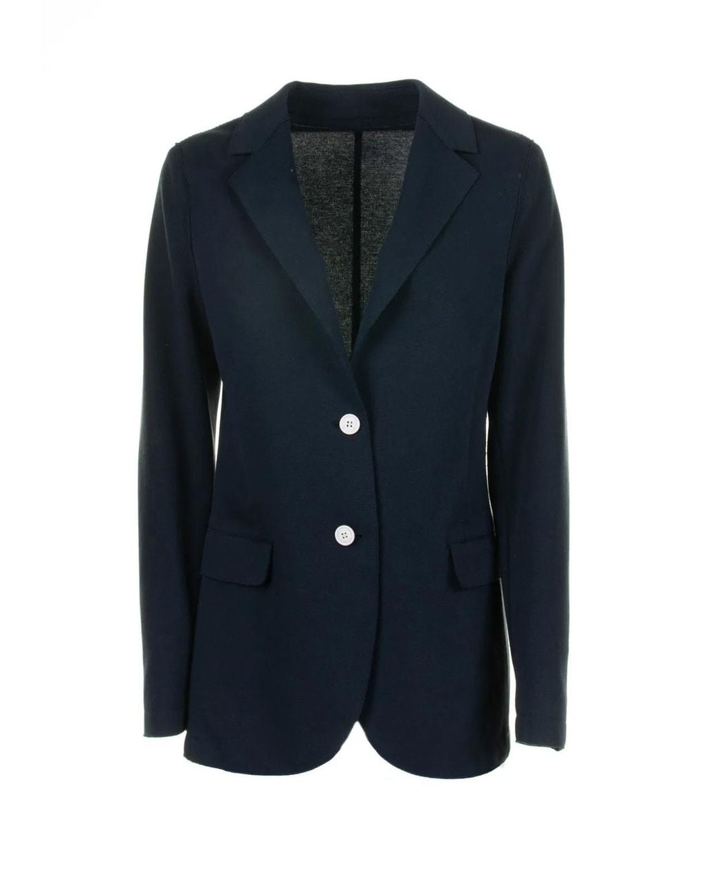 Eleventy Blue Single-Breasted Jacket
