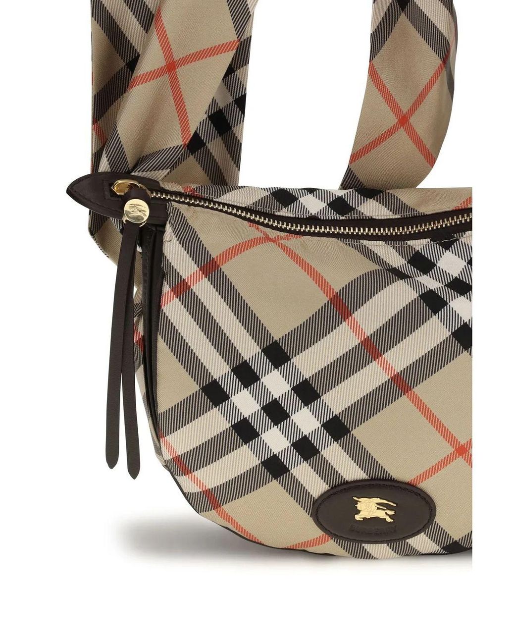 Burberry White The Ribbon Shoulder Bag