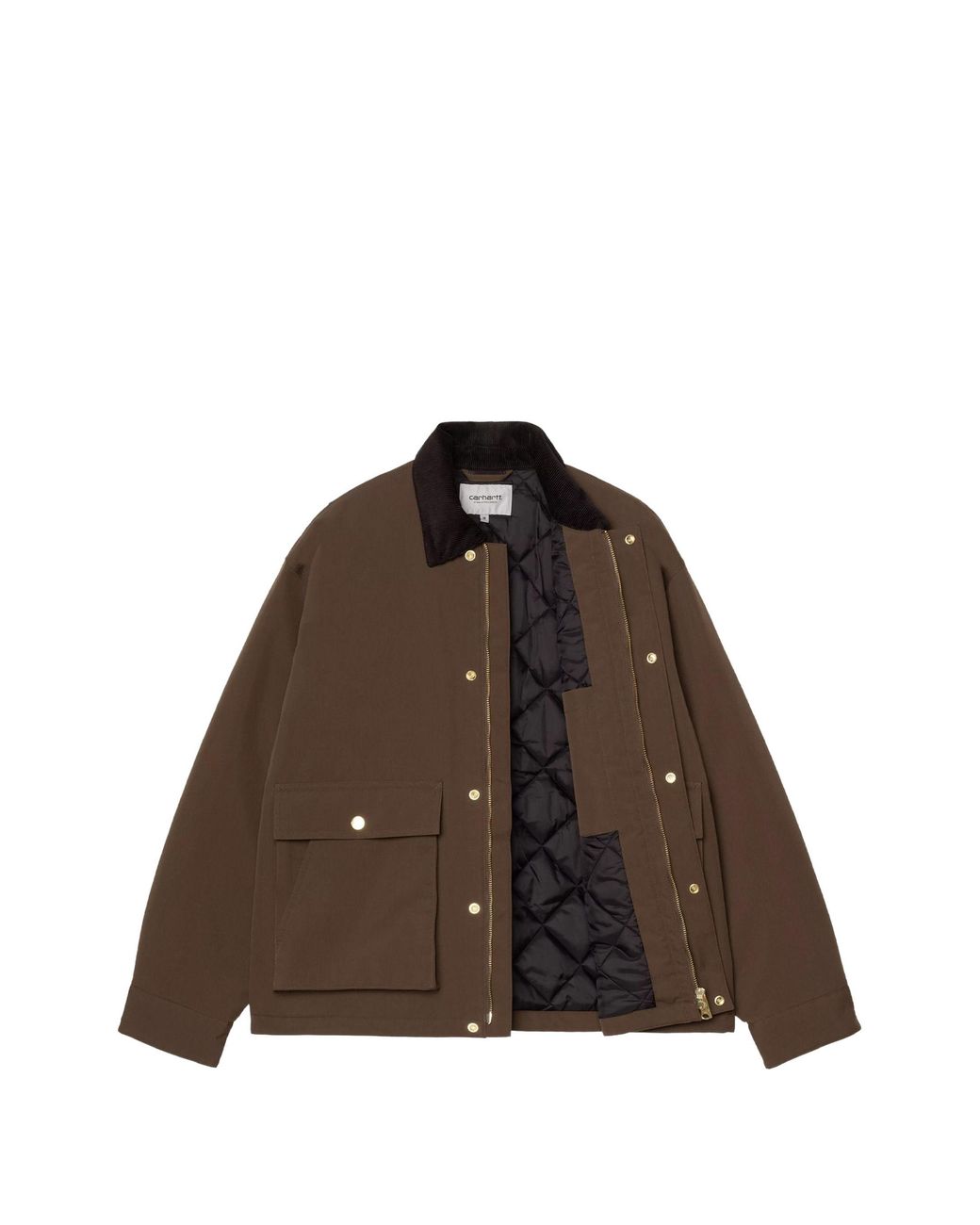 Carhartt Brown Quentin Utility Jacket for men