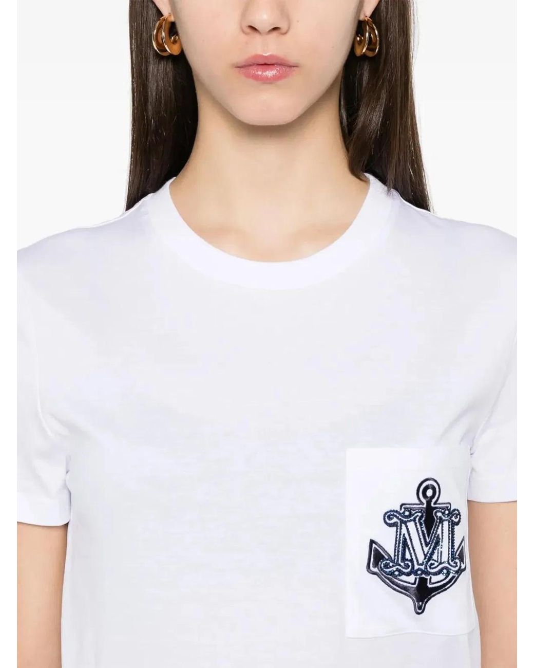 Max Mara White Acacia Tshirt