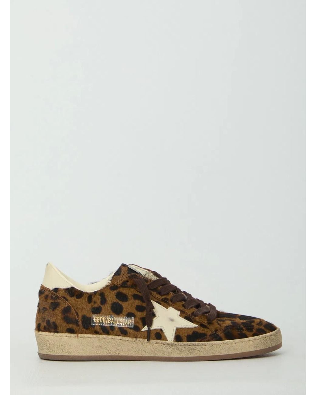 Golden Goose Deluxe Brand Brown Ball Star Sneakers
