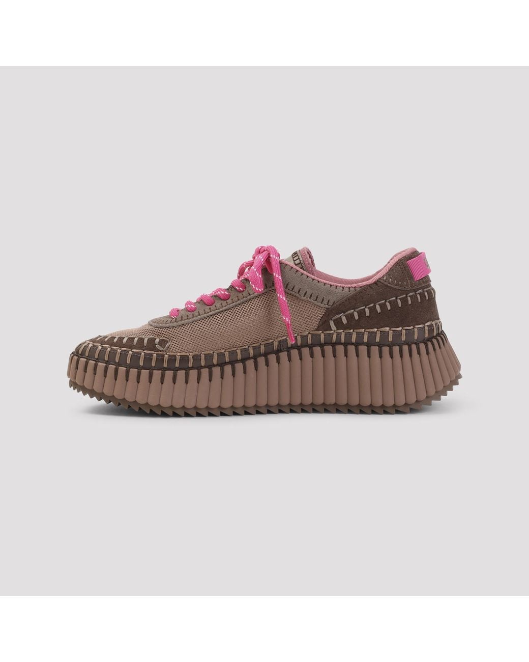 Chloé Brown Darkness Nama Sneakers