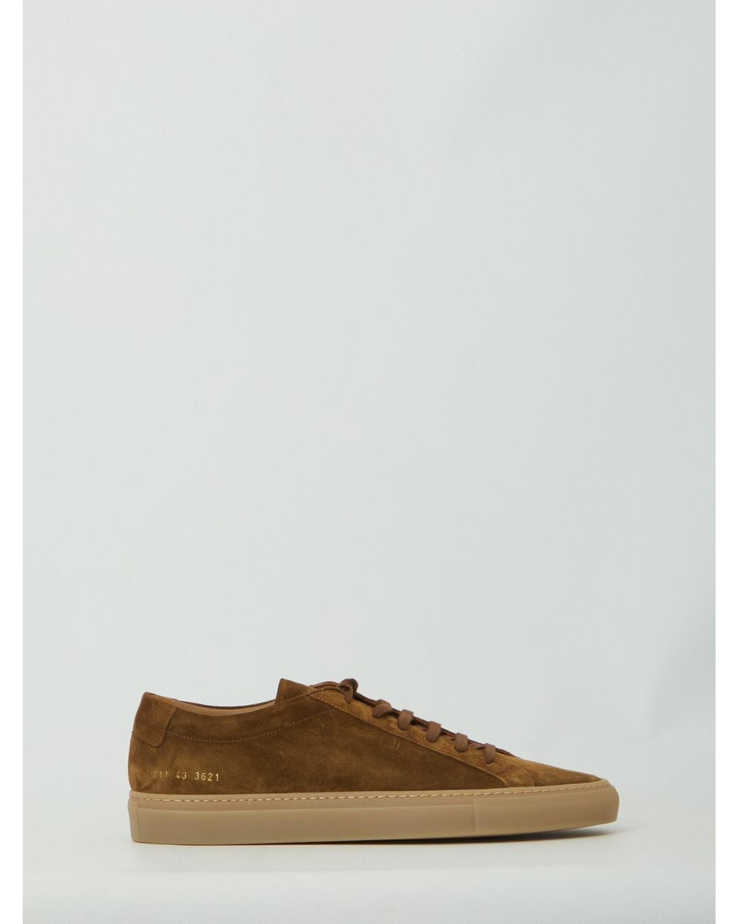 Common Projects Brown Suede Achilles Premium Sneakers for men