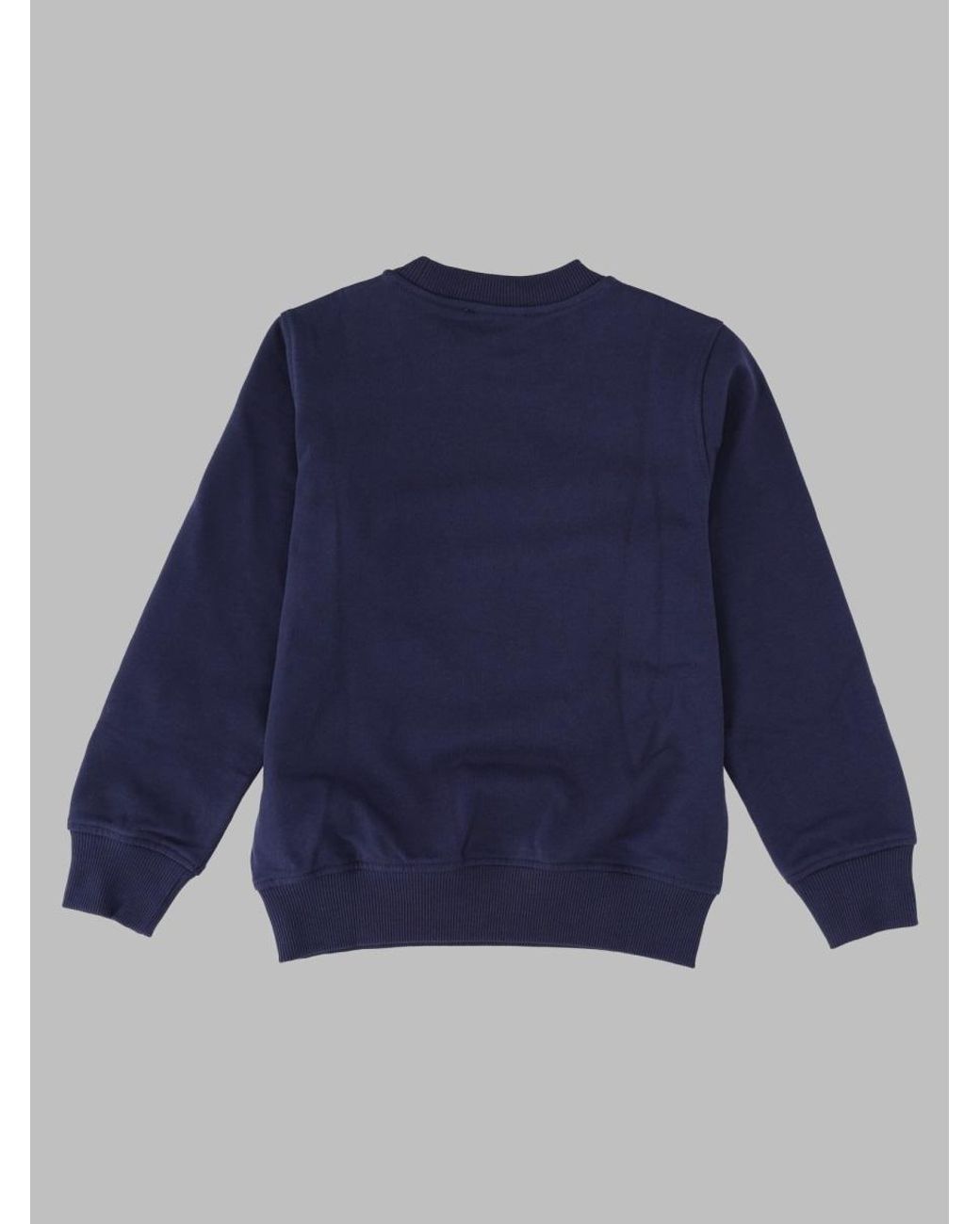 Moschino Blue Kids Crewneck Long-Sleeve Sweatshirt