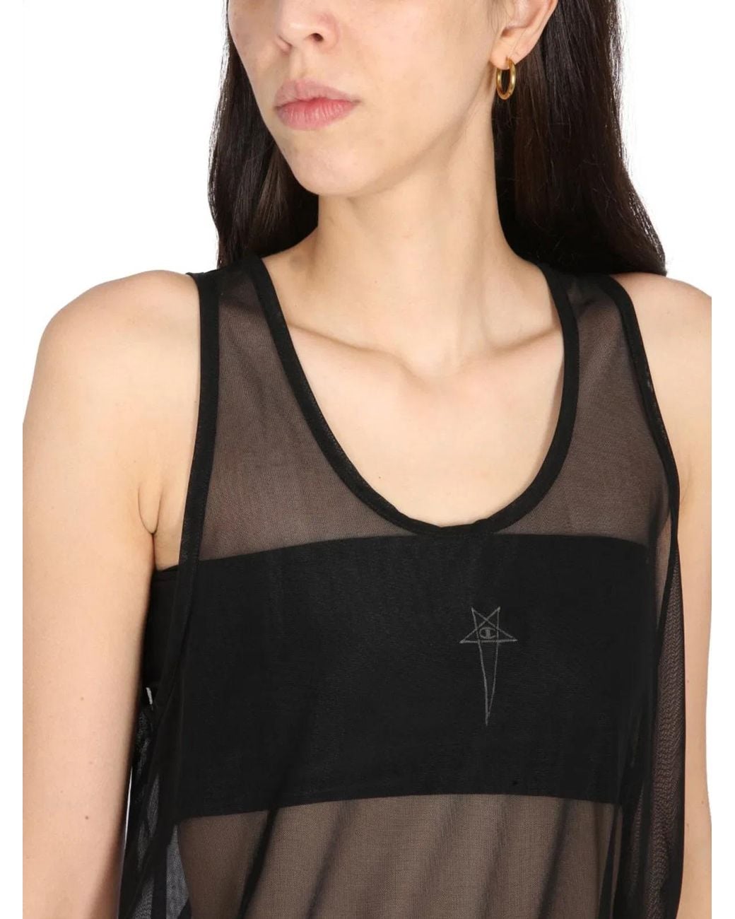 Champion x Rick Owens Black Rick Owens X Champion Basketball Undershirt
