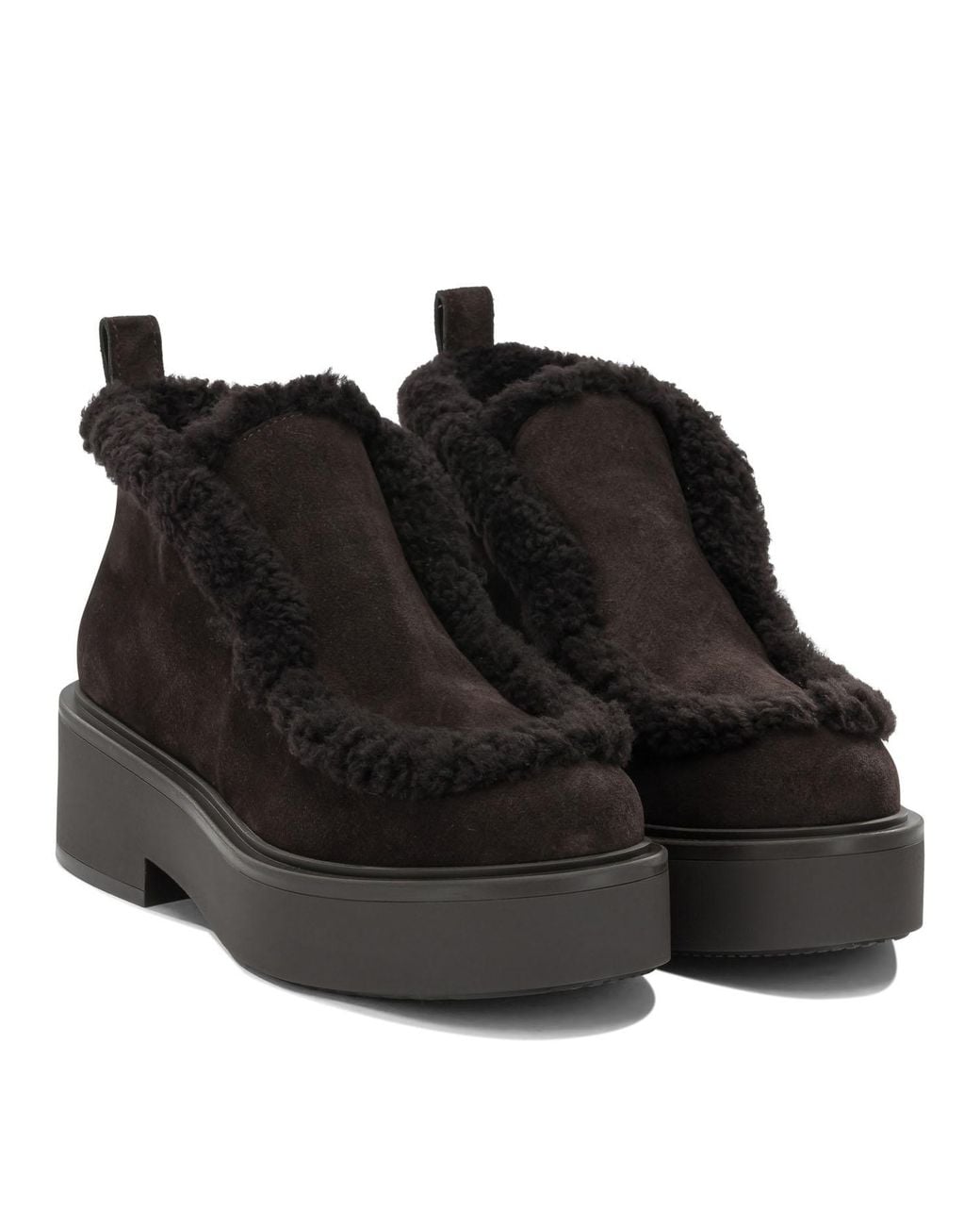 Gianvito Rossi Black "Yari" Pull-On Ankle Boots